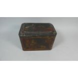 A 19th Century J & J Coleman Mustard Tin Box Decorated with Transferred Artwork by Sir E Landseer to