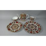 A Collection of Royal Crown Derby Imari Ware Pattern Items, Pattern No.1128 to Include Teapot,