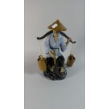 A Chinese Figural Mud Man Ornament, 30cm High