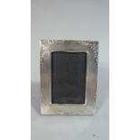 A Miniature Photo Frame Stamped 925, 8.5cm x 6.5cm