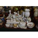 A Tray Containing Various Ceramics to Include Aynsley Pembrook, Wedgwood Wild Strawberry, Royal