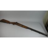 A Mid 19th Century Percussion Cap Double Barrelled Shot Gun, Muzzle Black Powder Loader, Not