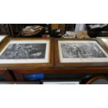 A Pair of Framed Valda War Prints, The Mothers Joy and Tommies Find