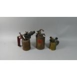 A Collection of Two Vintage Blow Lamps and a Vintage Sprayer