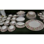 A Large Collection of Royal Worcester Royal Garden Dinnerwares to Include Ten Dinner Plates, Nine