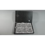 A Cased Set of Six Edinburgh Crystal Cut Glass Whiskies