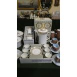 A Wedgwood/Russell Hobbs Marguerite Coffee Set with Electric Coffee Pot