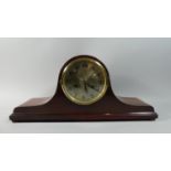 An Edwardian Mahogany Napoleon Hat Mantle Clock, 53cm Wide
