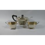 A Silver Plated Three Piece Tea Service