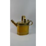 A Late Victorian Brass Watering Can