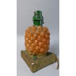A Mid 20th Century Advertising Table Lamp in the Form of a Pineapple, Britvic Fruit Juice, 18cm High