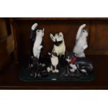 A Collection of Various Cat Ornaments and Dog Ornament