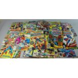 A Collection of Approximately 84 Marvel Captain America Comics, 1980's