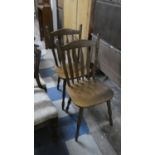 A Pair of Kitchen Dining Chairs