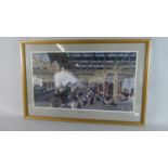 A Framed Railway Print, Snow Hill Station by Robert Calvert