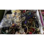 A Box of Costume Jewellery