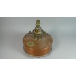 A Holland's Copper Lamp Base Converted to Table Lamp with Electric Bulb Fitting, 28cm Diameter
