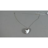 A Rock Crystal Pendant on Silver Chain
