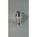 A Silver Plated Cocktail Shaker, 18cm High