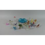 A Collection of Various End of the Day Glass Animal and Bird Figures