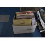 A Box Containing Approximately Sixty-Five 33rpm Records to Include Neil Diamond, Cliff Richard,