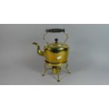 A Late 19th Century Spirit Kettle with Burner by S W F