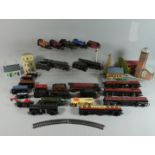 A Collection of 00 Gauge Railway Items to include Locos, 11 Rolling Stock, Four Coaches, Track,