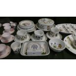 A Collection of Portmeirion Botanic Garden to Include Plates, Mugs, Saucers, Jugs, Bowl etc