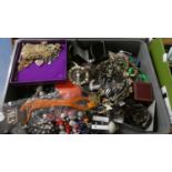 A Box of Costume Jewellery