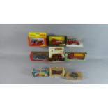 A Collection of Nine Cars to include Mercedes, G.G.T, Campsa Tanker Kit Built Tram, ect.