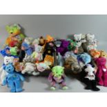 A Large Collection of Approx 36 TY Beanie Baby Animals to include Amber, Mr Peace, Decade,