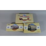 Three Boxed Corgi Classic Commercial Buses to include 97170 Burlingham Seagull Woods, 97192 The