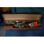 A Cased Vintage Singer Knitting Machine