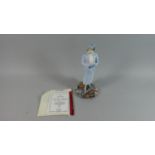 A Limited Edition Royal Doulton Figure HM Queen Elizabeth The Queen Mother, HN3944, with Certificate