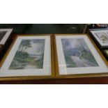 Two Gilt Framed Prints, Spring and Autumn