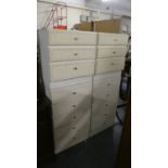 Two Pairs of Bedroom Furniture to Include Five Drawer and Three Drawer Chests