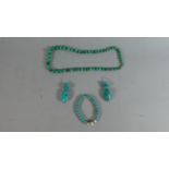 A Collection of Turquoise Jewellery to Include Necklace, Bracelet, Earrings etc