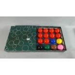 A Boxed Set of Snooker Balls