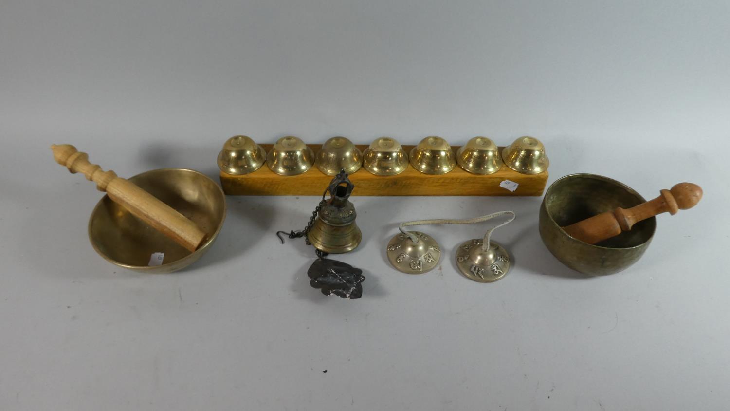 A Collection of Buddhist Bells etc