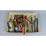 A Box of Vintage American Military Medal Ribbons by Clark's Anchor
