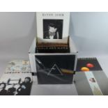 A Collection of 40 LP Records, Artists Include Pink Floyd, John Lennon, Wings x 4 Double Albums,