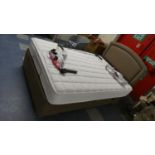 A Modern Electrically Adjustable Double Bed and Head Board with Posturepedic Plush Touch Mattress