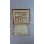 Two 19th Century Framed Silhouettes, 58.5cm High