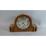 An Art Deco Westminster Chime Mantle Clock, 37cm Wide