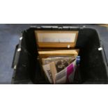 A Box of Pictures Prints, Royal Books etc