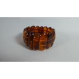 An Amber Expandable Bracelet