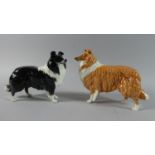 A Beswick Collie, Lochinvar of Ladypark no. 1791 Together with Beswick Large Sheep Dog no. 1792