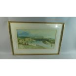 A Framed Colman Print of Dieppe Harbour