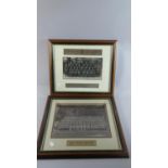 Two Framed Military Photographs, Grenadier Guards March 1942 and Royal Artillery 1931