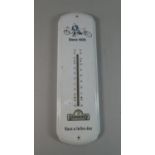 A Continental Tin Plate Advertising Thermometer For Ijsboerke Ice Cream, 44cm High